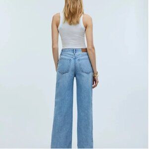 Madewell Super Wide Leg Jeans Light Blue Size 26